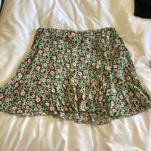ZARA FLORAL SKIRT